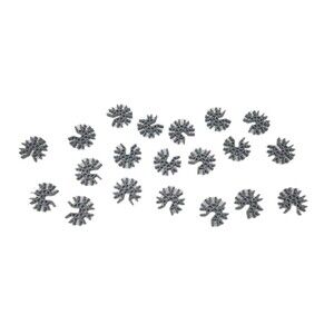 K'nex 20 Rare Gray 7-way Slotted Connectors Micro Replacement Part Piece #509072